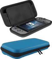 Geschikt Voor Nintendo Switch Bescherm Case Met Koord - Bescherm Hoes Voor Nintendo Switch Hard Cover - Blauw