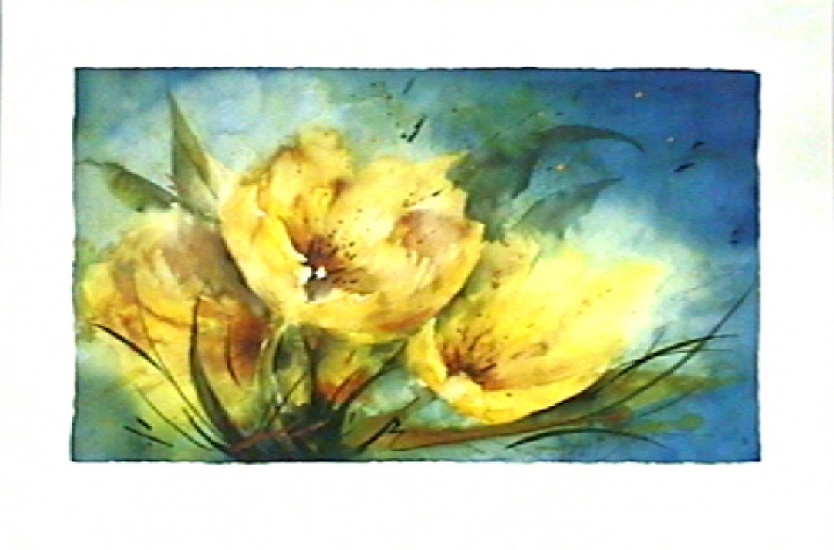 poster Verkerke Jan Kooistra - Tulips 93 x 62 cm