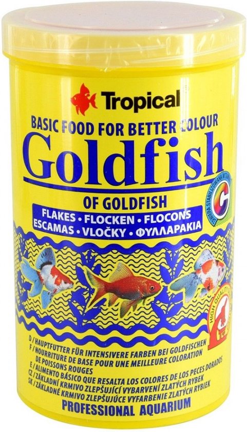 Tropical Goudvis Vlokvoer - Vissenvoer - Goudvisvoer - 250ml