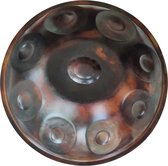 LIDAH® Handpan - Ember Steel Hand Pan - 53 cm - F-Pygmy Steel Drum - Steeldrum Klankschaal - Incl. Handpan Olie & Draagtas