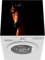 Wasmachine beschermer mat - Paard - Licht - Portret - Breedte 60 cm x hoogte 60 cm