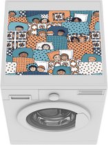 Wasmachine beschermer mat - Slaap - Patronen - Kinderen - Breedte 55 cm x hoogte 45 cm