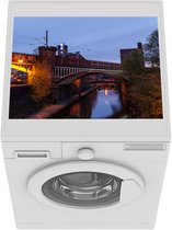 Wasmachine beschermer mat - Manchester - Brug - Water - Breedte 55 cm x hoogte 45 cm