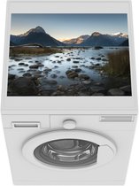 Wasmachine beschermer mat - Meer en bergen in het Nationaal park Fiordland - Breedte 55 cm x hoogte 45 cm