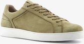 Van Beers leren heren sneakers - Groen - Maat 45