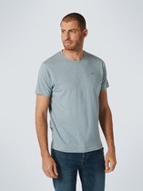 No Excess Mannen Ronde Hals T-Shirt Blauw