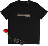T Shirt Dames Met Opdruk - Muziek - Gitarist - Zwart - Maat L