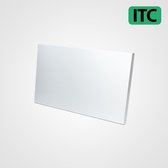 Chauffage infrarouge Tiny House Metal d'Alkari avec ITC Control 400 Watt | 59,2 x 59,2 x 2,0 | Blanc