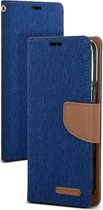 Bookcase Geschikt voor Apple iPhone 13 Pro - Blauw - Denim - Portemonnee hoesje