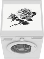 Wasmachine beschermer mat - Vintage - Rozen - Bloemen - Breedte 55 cm x hoogte 45 cm