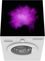 Wasmachine beschermer mat - Een paarse wolk van stof - Breedte 60 cm x hoogte 60 cm