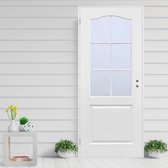 KHW - Wit Binnendeuren - Deurscharnieren - Deursleutelmechanisme - Deurdoos - Deurblad afmeting 82,5 x 203 cm, Deurset afmeting met deurkozijn: 87 x 205,5 CM