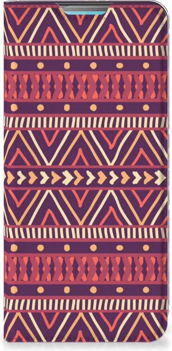 Samsung Galaxy A53 Hoesje met Magneet Aztec Paars