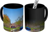 Magische Mok - Foto op Warmte Mok - Zon - Haarlem - Boot - 350 ML - Uitdeelcadeautjes