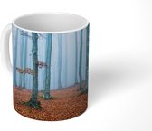 Mok - Mistig bos in Nieuw-Zeeland in de herfst - 350 ML - Beker - Uitdeelcadeautjes