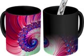 Magische Mok - Foto op Warmte Mok - Spiraal - Abstract - Kleuren - 350 ML - Uitdeelcadeautjes