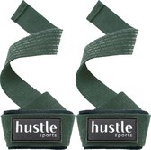 hustle - Groene Lifting Straps - met Padding en Anti-slip - Padded - Lifting Grips/Hooks - Deadlift Straps - Voor Fitness