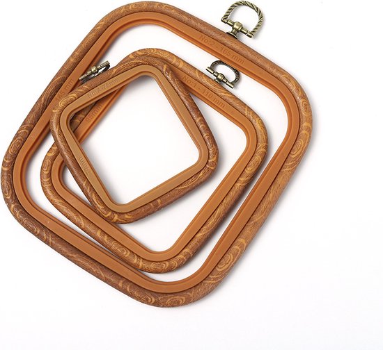 Rico Borduurring Kunststof 25,4cm - Grau | Het Wolhuis