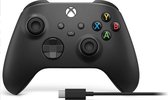 Xbox Wireless Controller - Carbon Black + USB-C Cable
