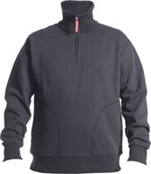 FE Engel Sweatshirt Met Hoge Kraag 8014-136 - Donkergrijs 71 - 4XL