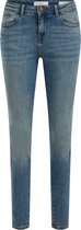 WE Fashion Dames mid rise skinny jeans met stretch