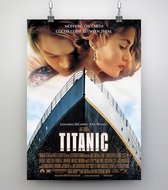 Omslag Poster Film Titanic 1997 - Filmposter extra dik 200 gram papier