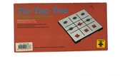 Longfield Tic Tac Toe - Reis bordspel - Boter kaas en eieren spel - 9 blokjes - Magnetisch - Reisspel - 16 x 16 cm