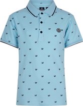 Indian Blue jongens polo t-shirt Pique BJ Soft Blue