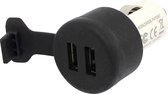 BAAS USB8 Dubbele USB-oplader, 3,3 A met gepatenteerde spatbescherming kap Stroombelasting (max.): 3.3 A