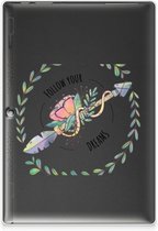 TPU Siliconen Backcase Lenovo Tab 10 | Tab 2 A10-30 Fotohoesje Boho Dreams met transparant zijkanten