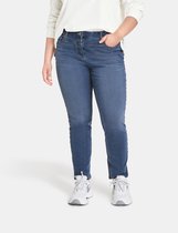 SAMOON Dames Betty jeans van coffee denim