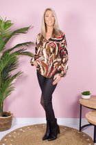 Dames Blouse Lucy Bruin One Size