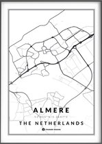 Citymap Almere - Stadsposter 50x70