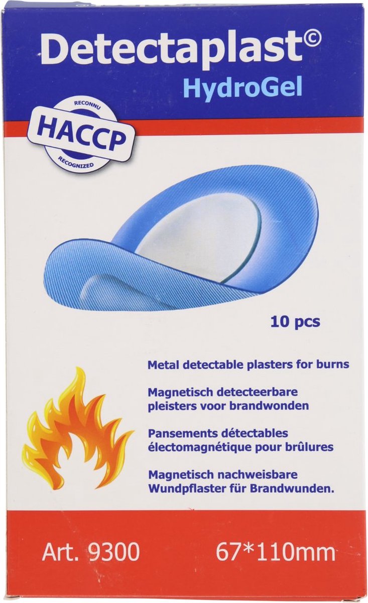Goedkoopste Detectaplast - Brandwond pleister - - Brandwonden pleister - Hydrogel pleister - Pak 10 Stuks