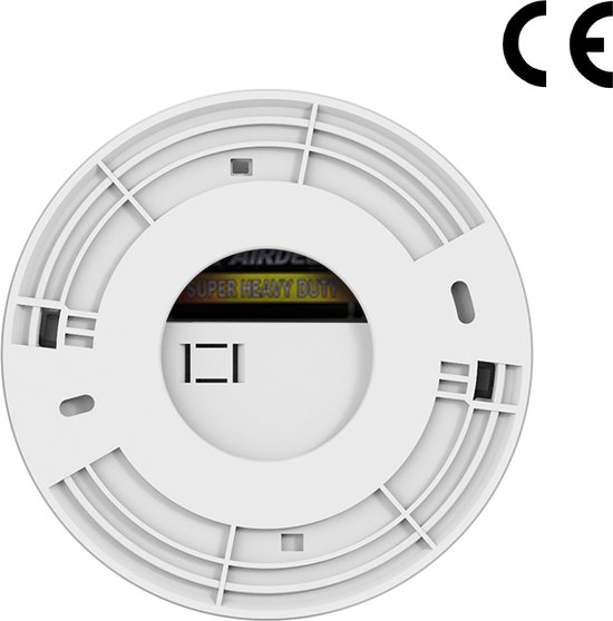 Optische rookmelder met verwisselbare 9V batterij – EN14604 – 10 jaar garantie