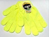 Winter pleasure - handschoenen - one size - voor dames of grotere kinderen - Geel