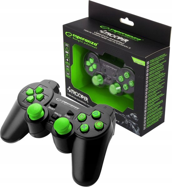 Controller Trooper PC | Playstation 3 | groen