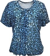 Pink Lady blouse blauw print KM - maat XXL