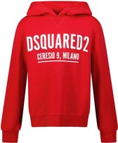 Dsquared2 Jongens Hoodie Rood maat 164