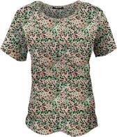 Pink Lady dames shirt roze print KM - maat XL