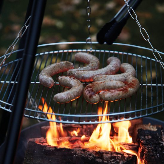 Wok en Fonte pour Trépied - Barbecook