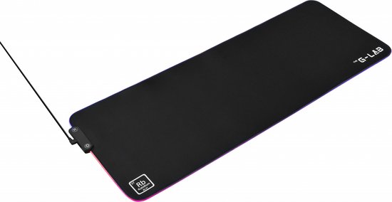 Le tapis de souris The G-Lab Pad Rubidium RGB XXL - 800x300x3 mm - USB  Extra