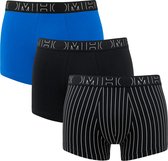 HOM aaron 3P stripe zwart & blauw - XL
