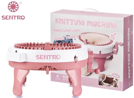 Sentro - Breimolen 48 naalden - Breimachine - Breimachine volwassene - Punnikmolen - Breimolen groot - Sentra