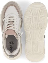 limelight girl Lichtroze leren sneaker panterprint - Maat 34