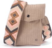 Wanten teddy zandkleurig - Dames handschoenen voor winter van teddystof - Zand - Wanten met fleece binnenkant - I'm Dutch