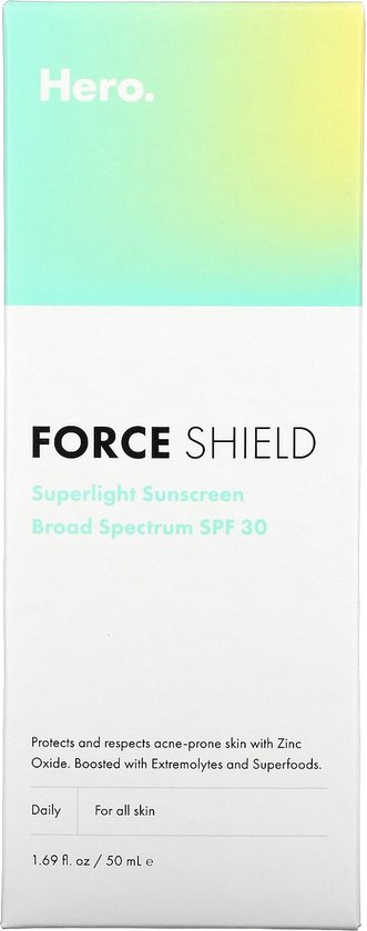 Force Shield, Superlight Sunscreen, SPF 30, 1.69 fl oz (50 ml)