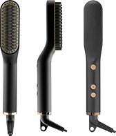 Elektrische Haarborstel - Hot air brush - Meerdere standen - Voor krullen of stijlen - Krultang - Stijltang - Borstel - Haarborstel - Voor Elk Haartype - Zwart