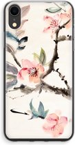 Case Company® - iPhone XR hoesje - Japanse bloemen - Soft Cover Telefoonhoesje - Bescherming aan alle Kanten en Schermrand