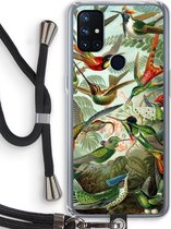 Case Company® - OnePlus Nord N10 5G hoesje met Koord - Haeckel Trochilidae - Telefoonhoesje met Zwart Koord - Bescherming aan alle Kanten en Over de Schermrand